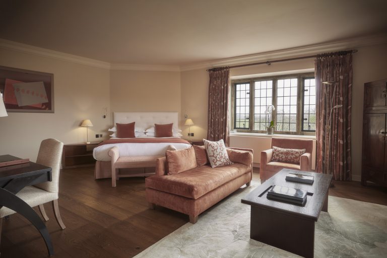 junior suite room at one of the 5 star hotels Cotswolds