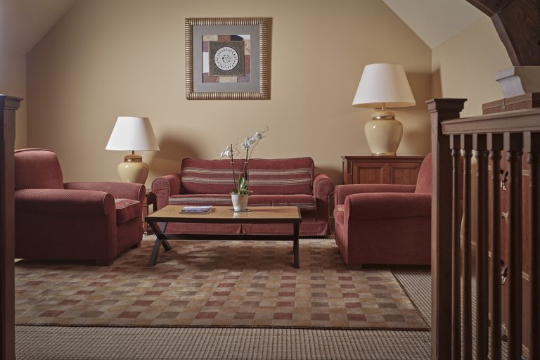 Deluxe Suit lounge at country manor hotel
