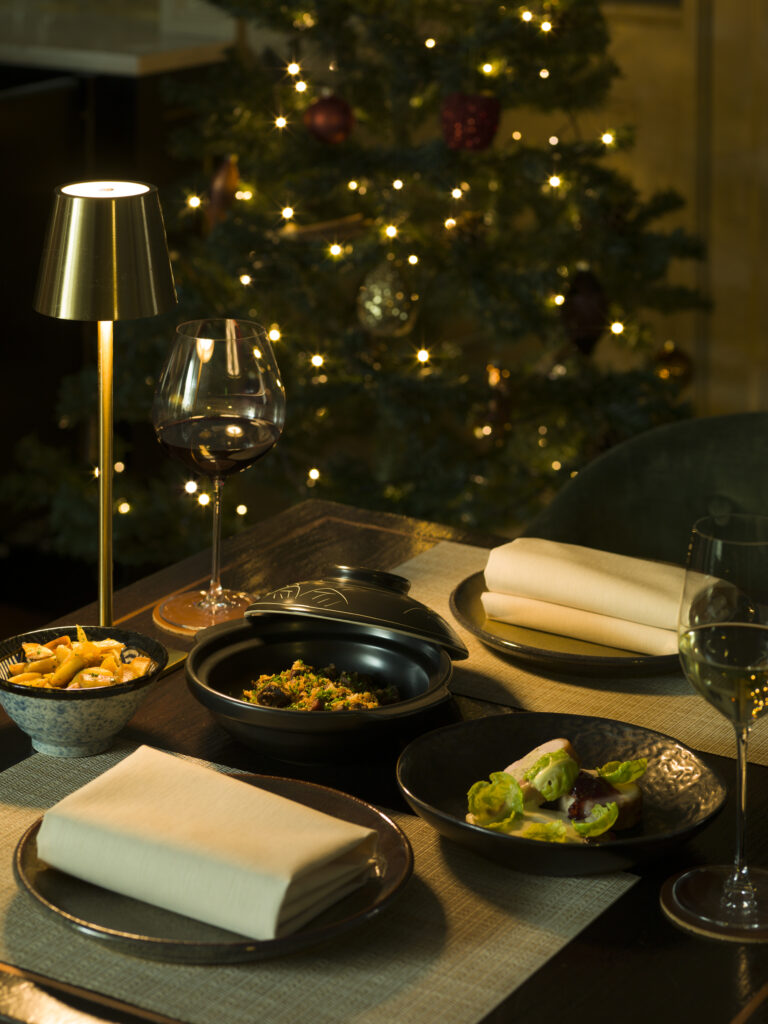 turkey, honey roasted parsnips, beef bourginon, grey's festive 2025