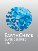 EarthCheck Silver Certification logo 2023 PNG